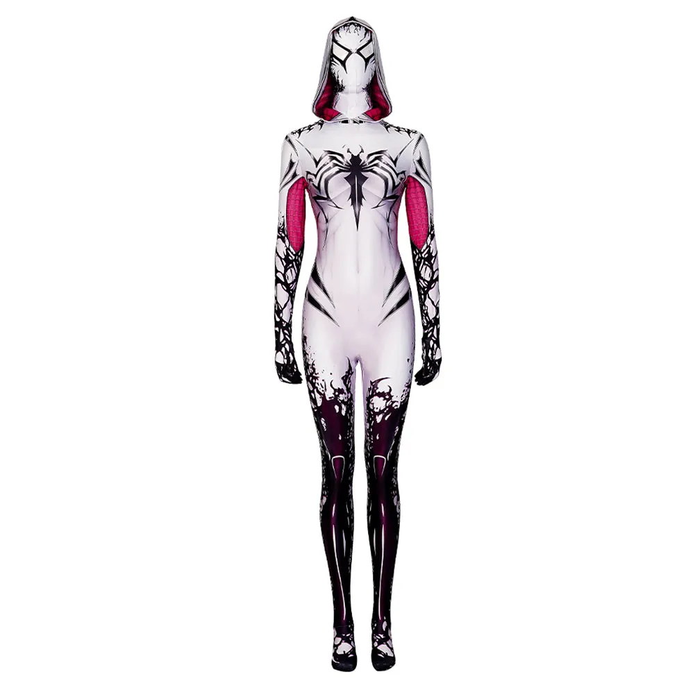 Gwen Stacy Anti-Venom Serum Cosplay Costume Jumpsuit Outfits Halloween Carnival Suit