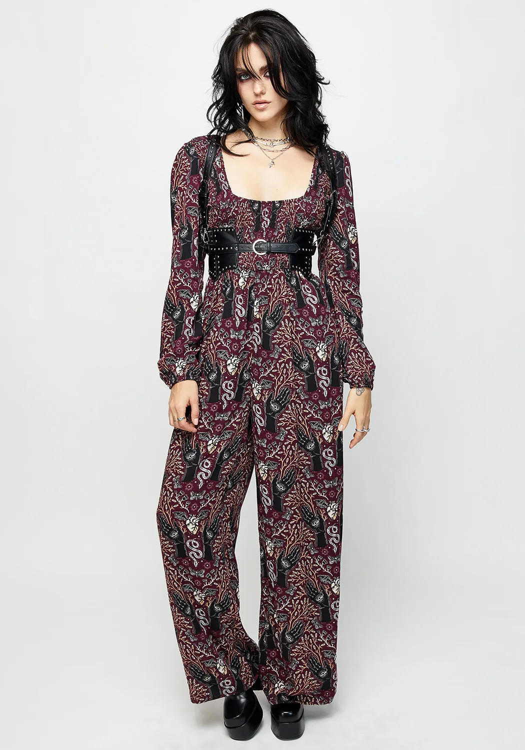 Hemlock Smocked Long Sleeve Jumpsuit