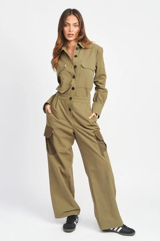 Jennie Cargo Jumpsuit