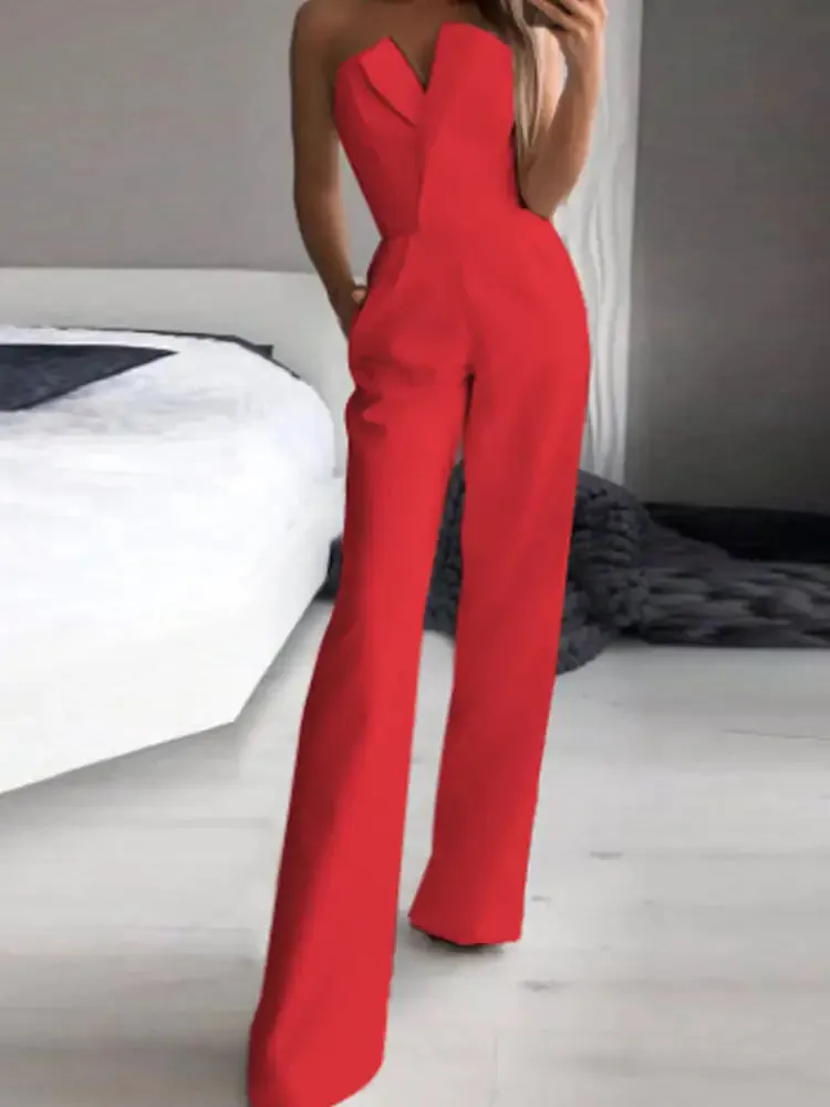 Jumpsuit Office Lady Elegant Suits^