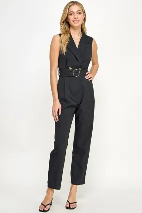 Jumpsuit sin Mangas con Cinto