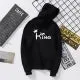 Khanani's King printed fleece pullover hoodie for men