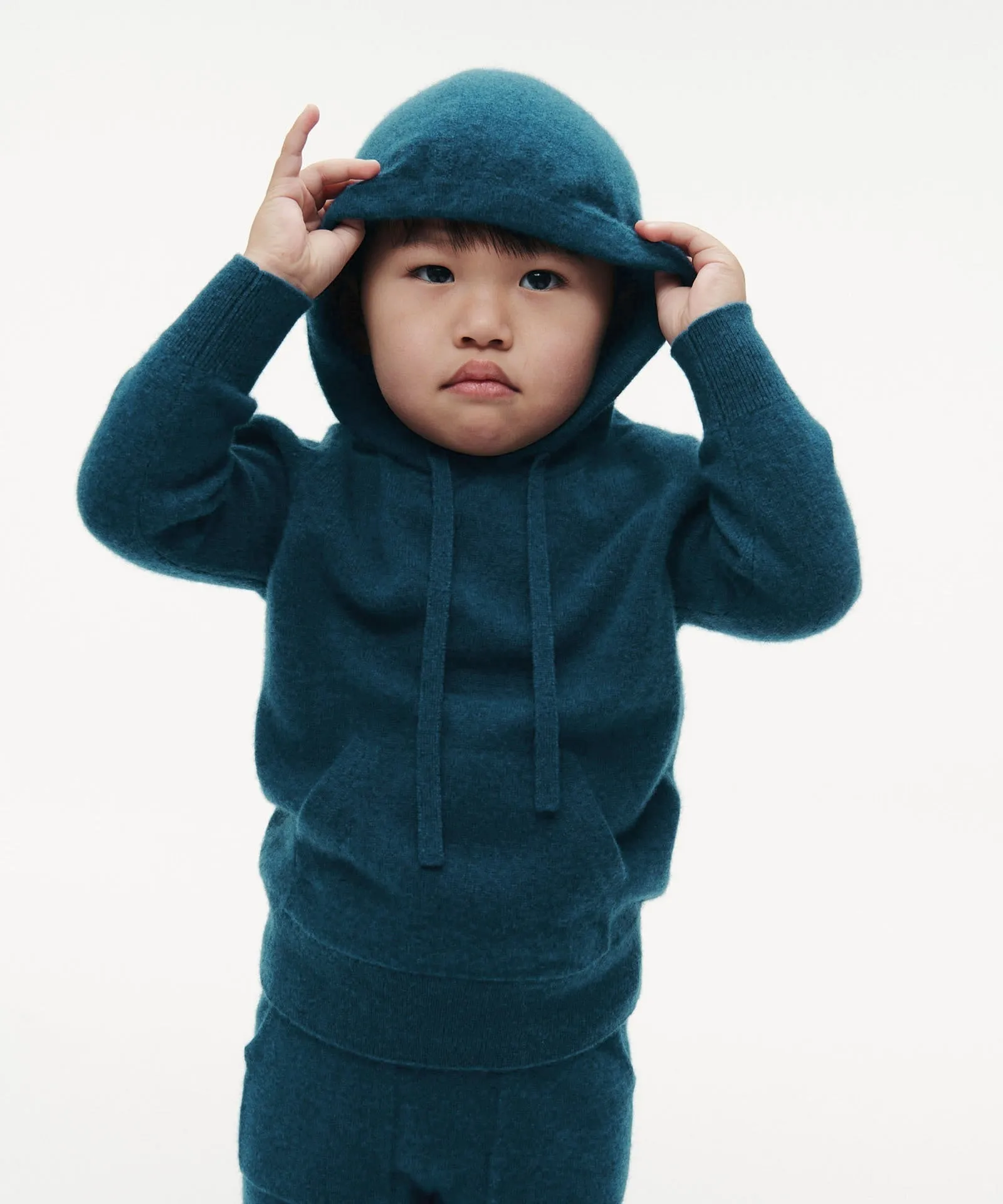 Kid's Signature Cashmere Hoodie Jogger Set