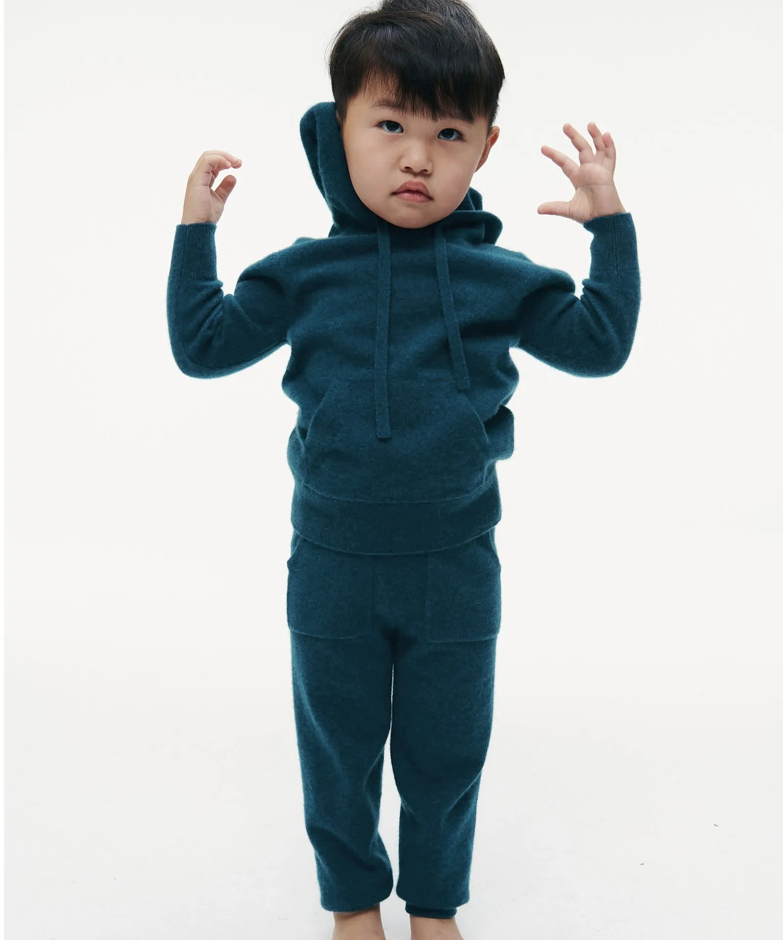 Kid's Signature Cashmere Hoodie Jogger Set