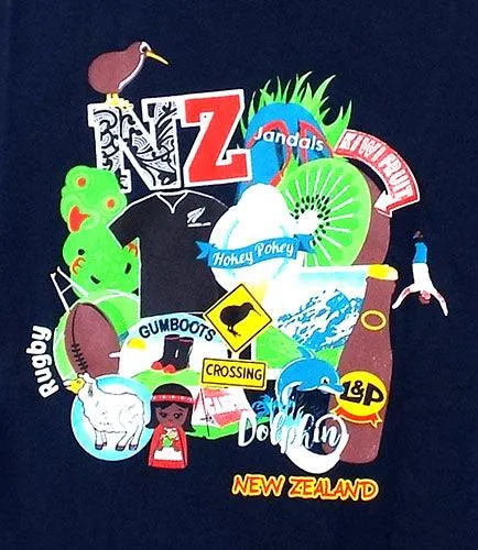 Kids Souvenir New Zealand T-shirt