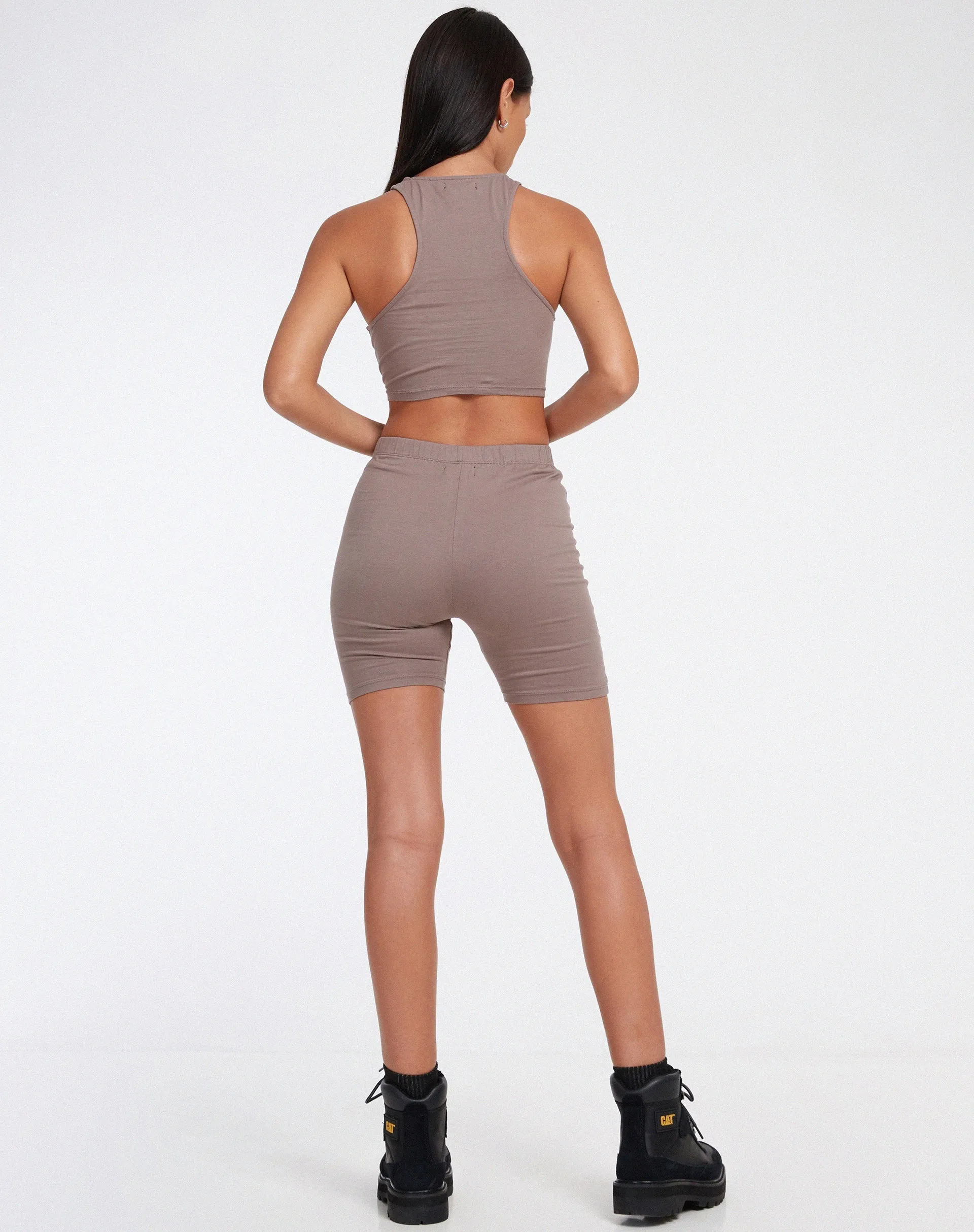 Kimaya Crop Top in Lycra Antler