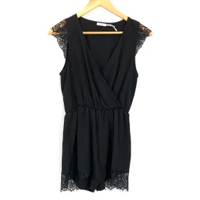 Kimchi Blue Black Lace Romper- Size XS