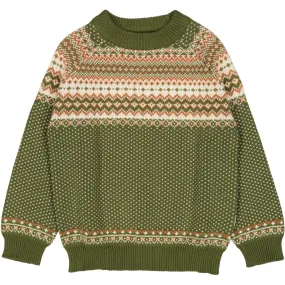 Knit Pullover Bennie - winter moss