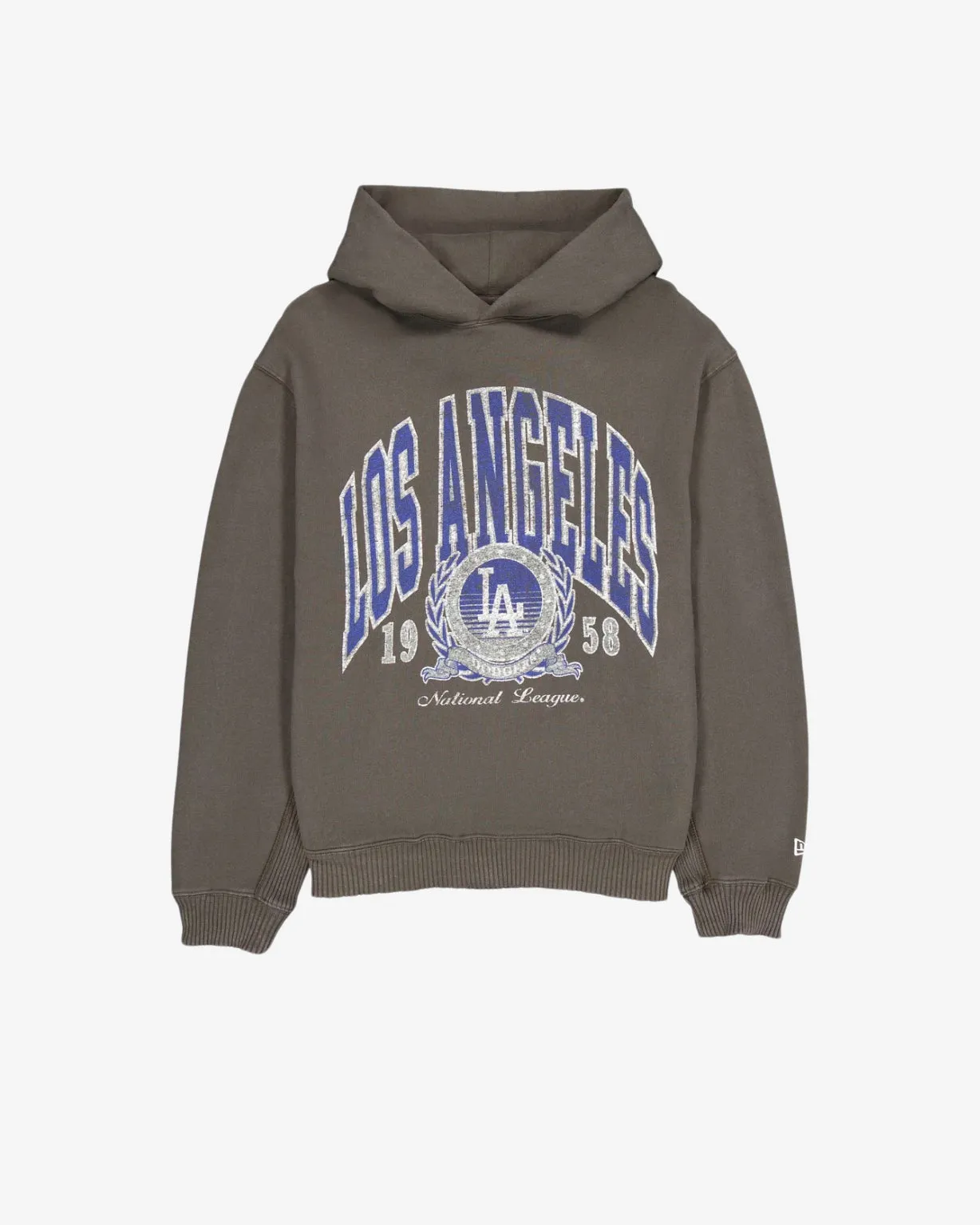 LA DODGERS ESSENTIAL HOODIE - DARK GREY