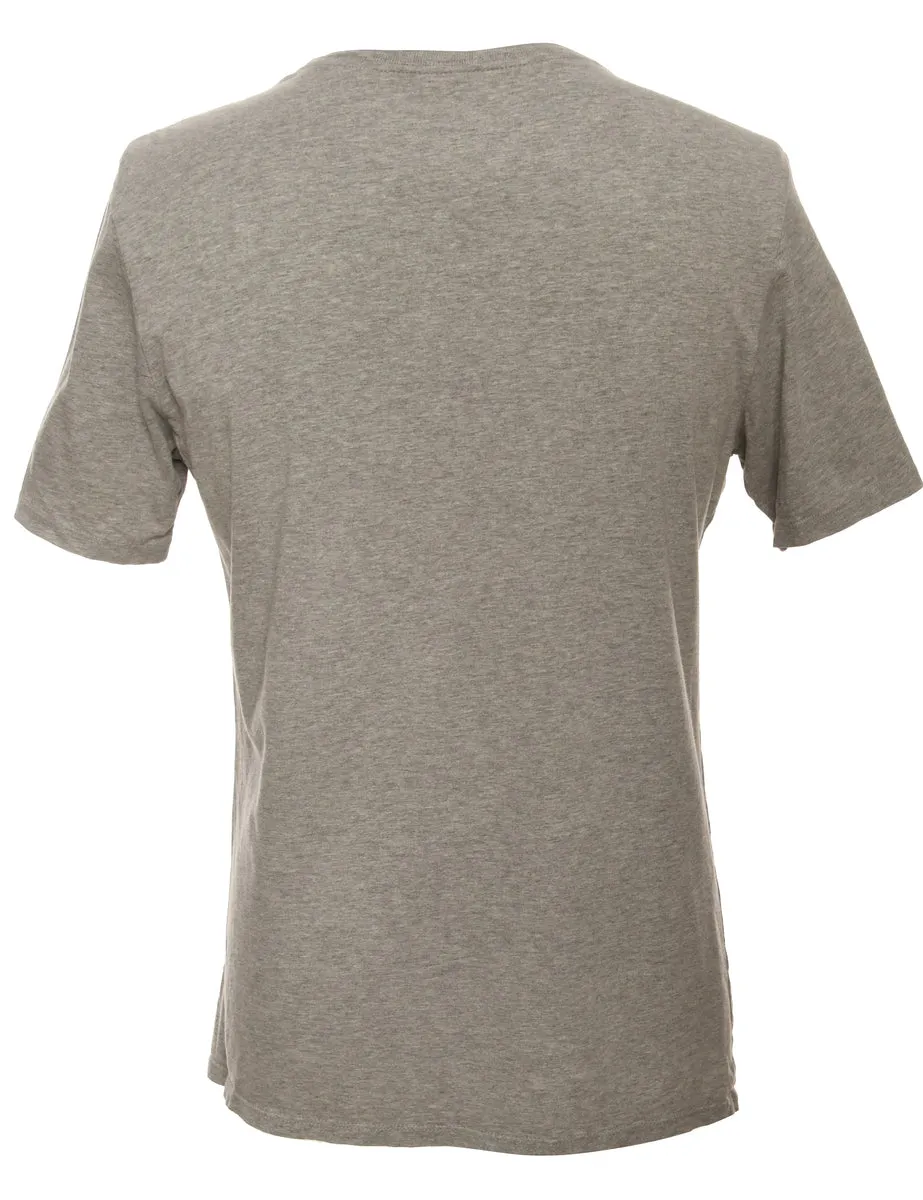 Light Grey Nike Printed T-shirt - M