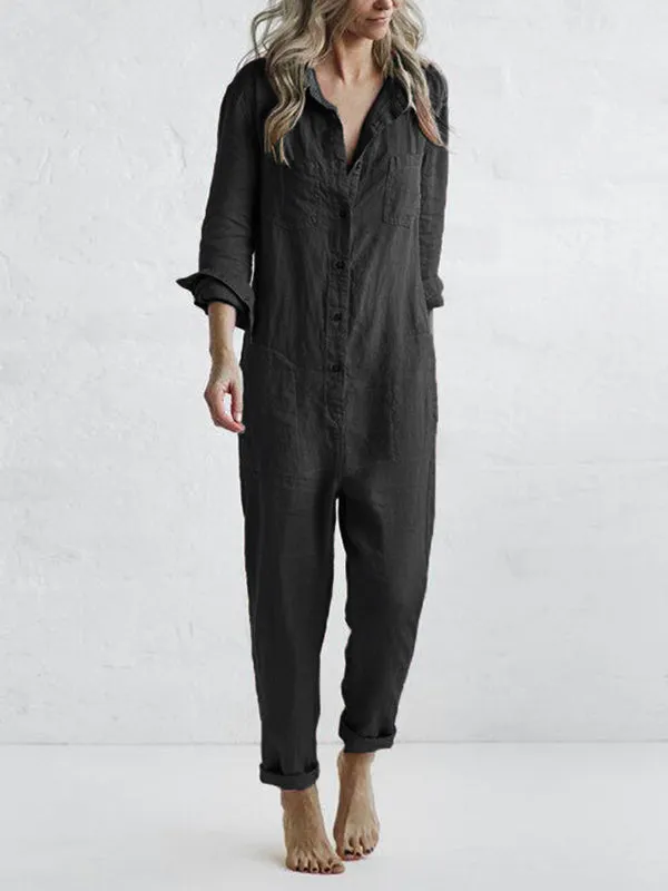 Lina - Long Sleeve Jumpsuit