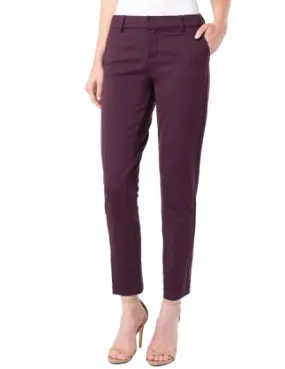 Liverpool Kelsey Knit Aubergine Trouser