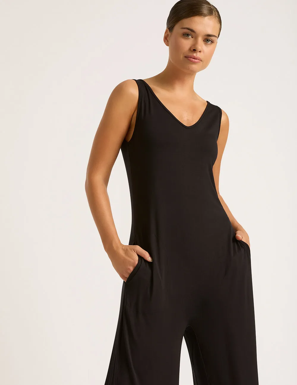 Long Jumpsuit - Black