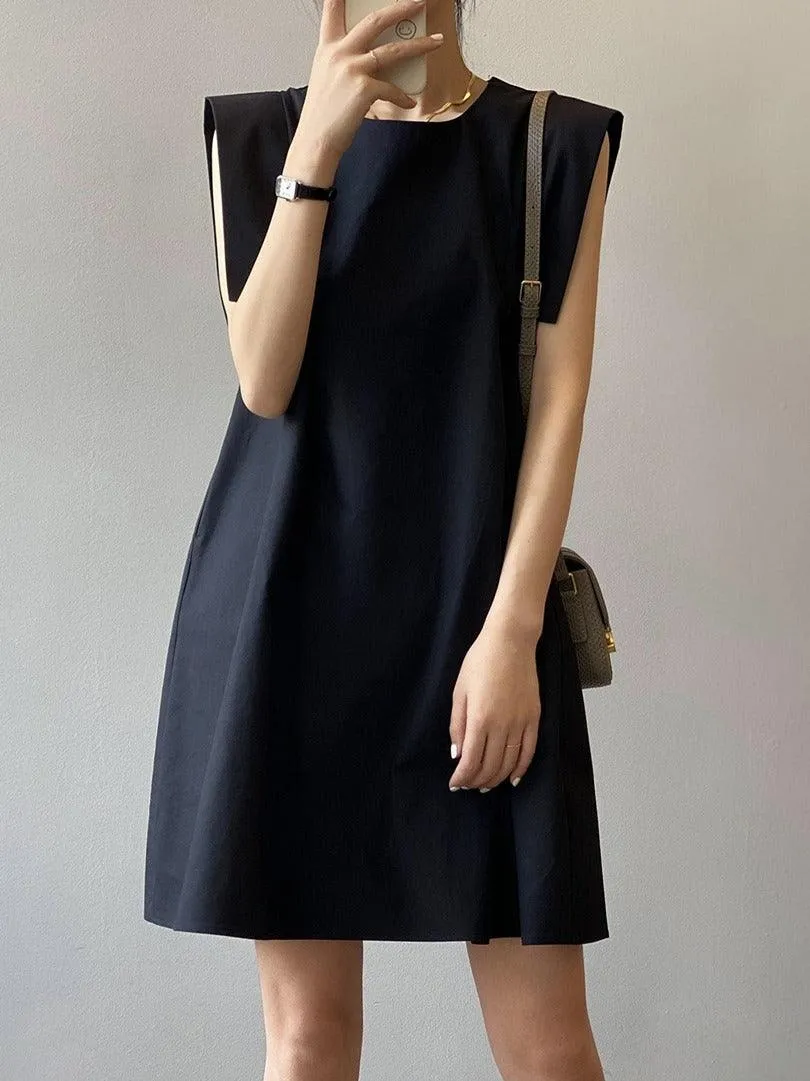 Loose Sleeveless Elegant A-line Dress