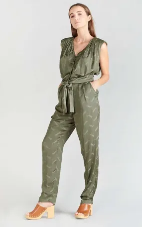 LT Ane Dark Green Jumpsuit