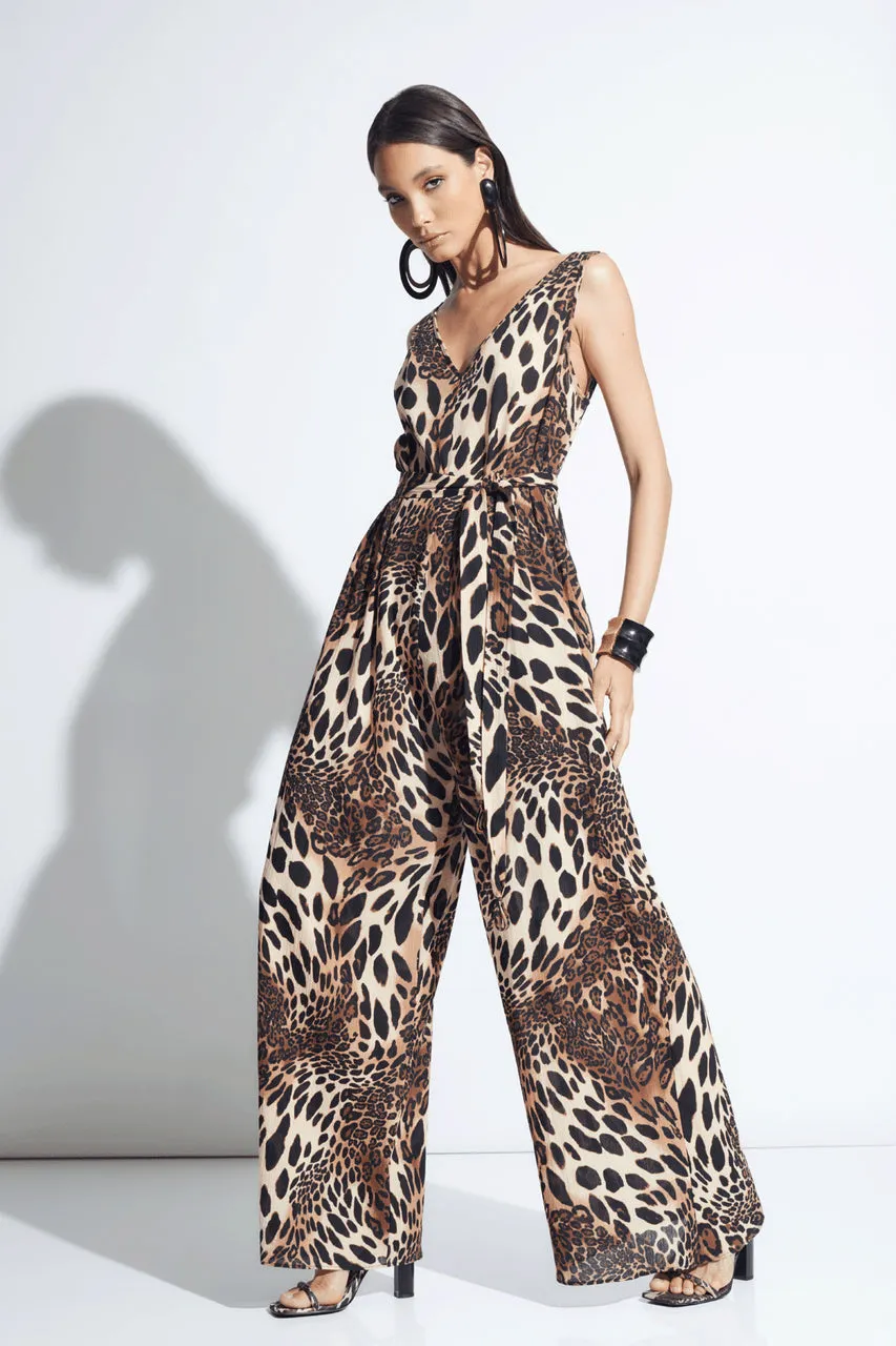 Luxe Leopard Cotton Gauze Jumpsuit