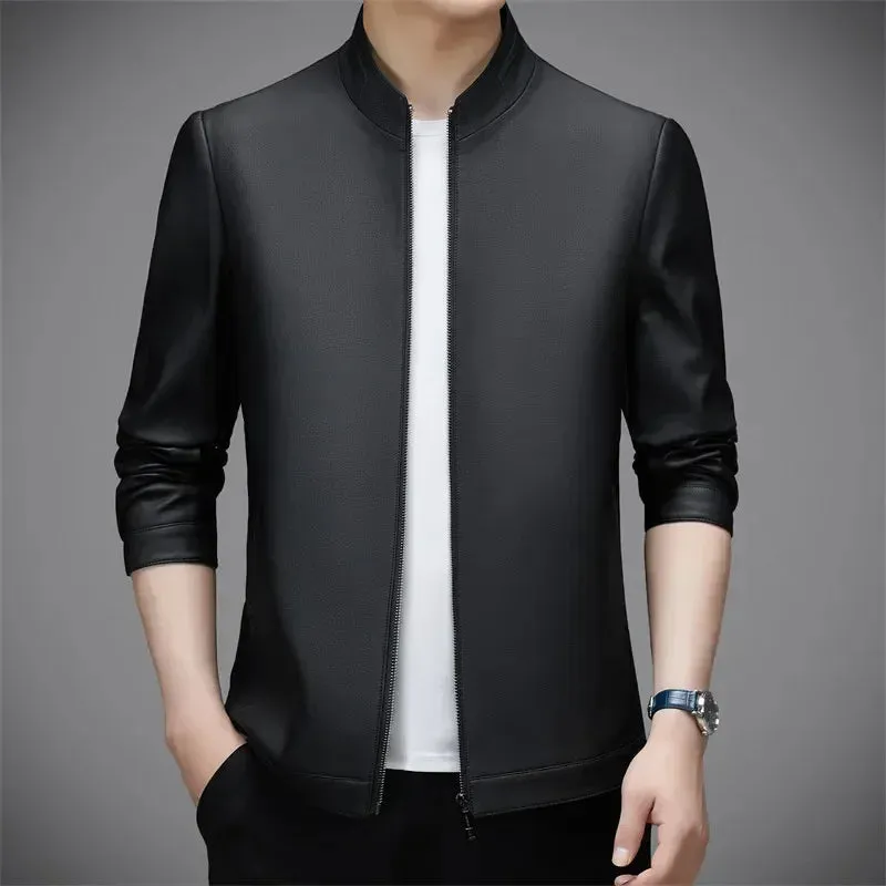 Men's Genuine Leather Men's Jacket