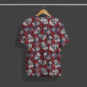 Men's Skull Full Printed t-shirt