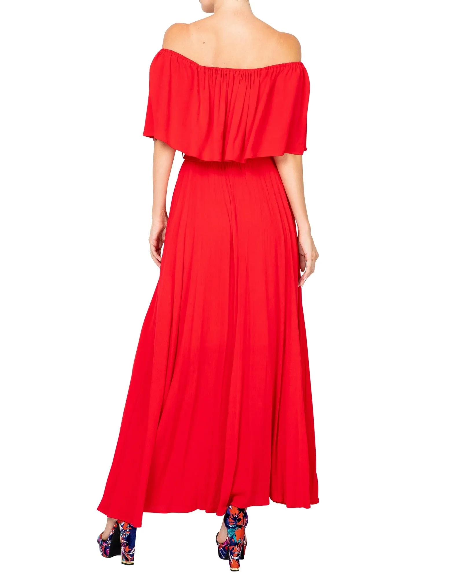 Morning Glory Maxi Dress - Cherry