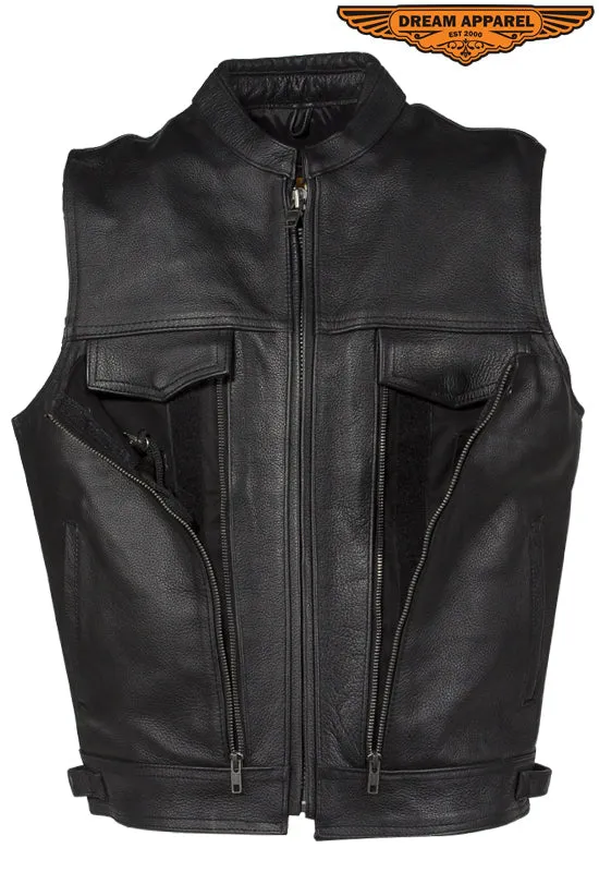 Motorcycle Club Vest With Pockets