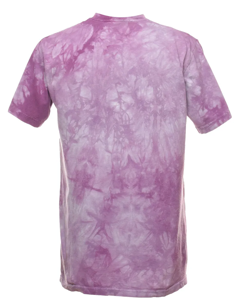 Native American Tie Dye Printed T-shirt - M