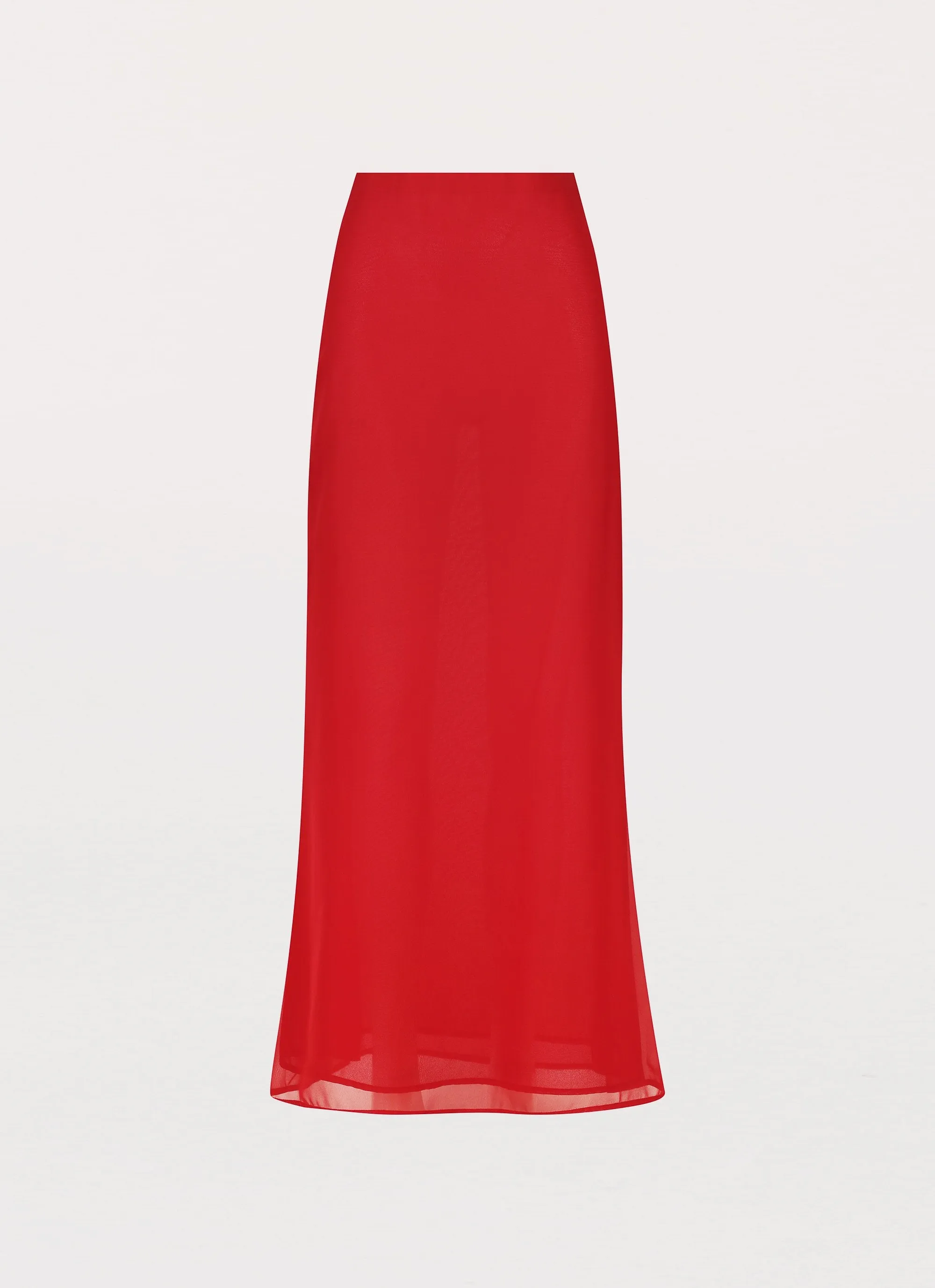 Nightfall Maxi Skirt - Rouge Red