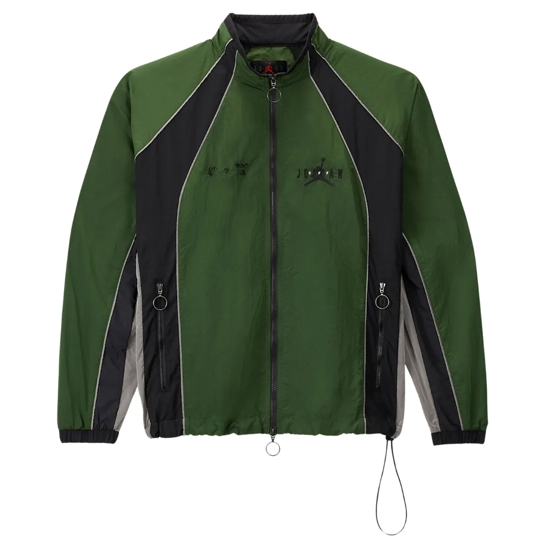 Off-White X Nike Jordan Logo Green Track Jacket