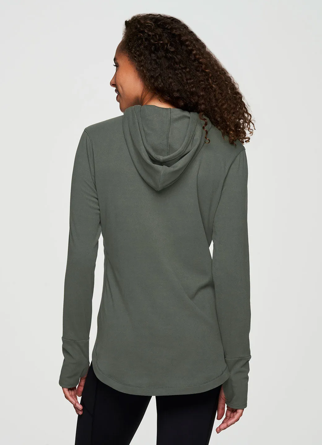 Oliver Plush Hoodie Tunic Sweatshirt