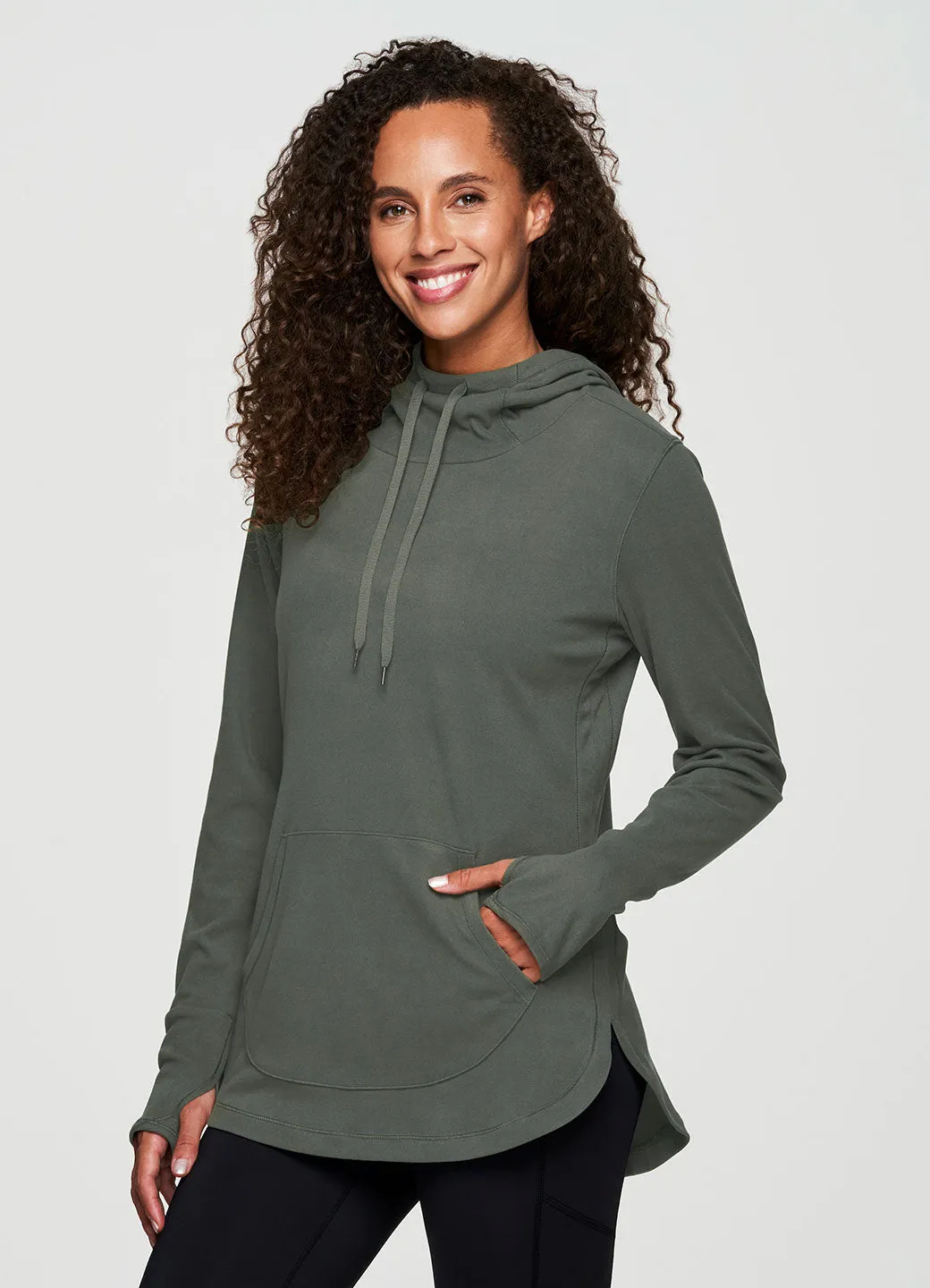 Oliver Plush Hoodie Tunic Sweatshirt