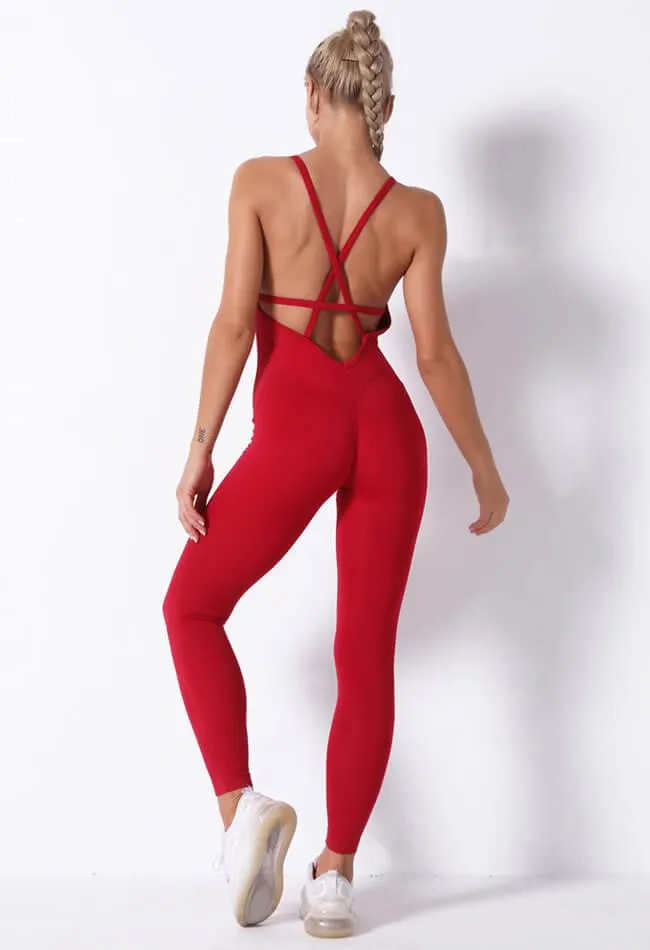 Open Back Jumpsuit