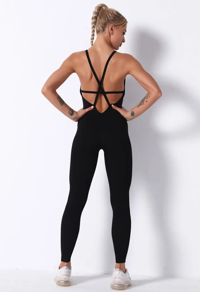 Open Back Jumpsuit