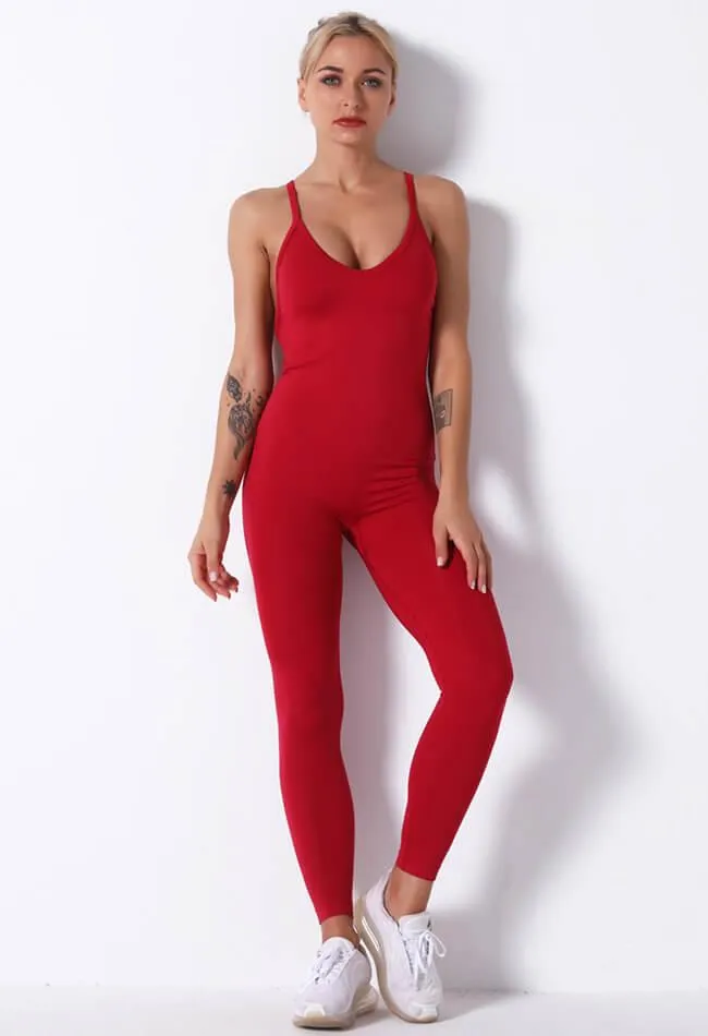 Open Back Jumpsuit