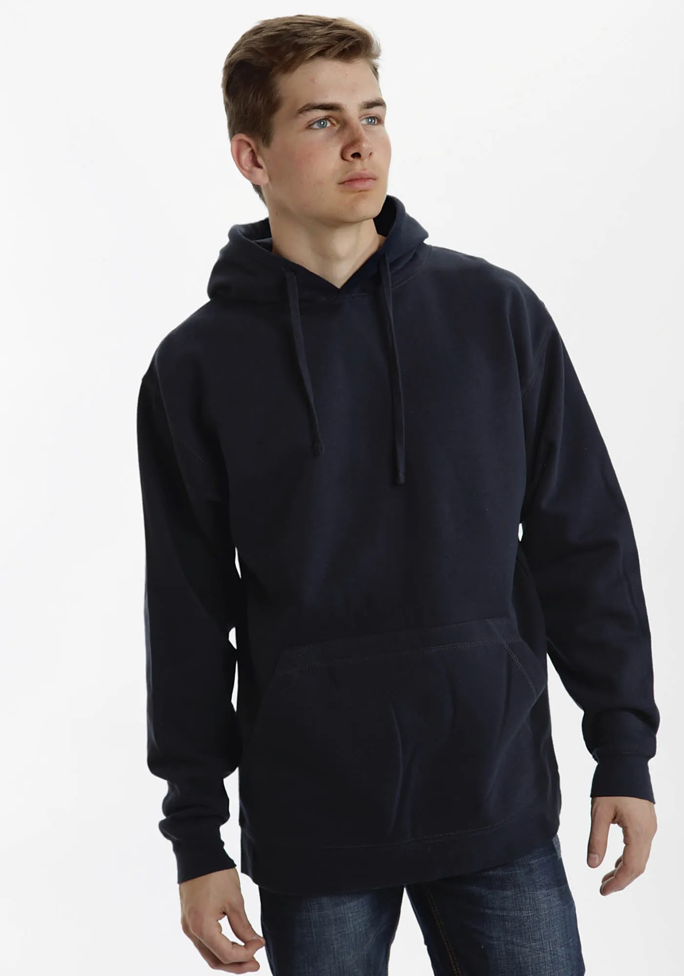 Ouray Mens Navy 100% Cotton USA Hoodie