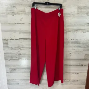 Pants Dress By Zara In Red, Size: Xxl