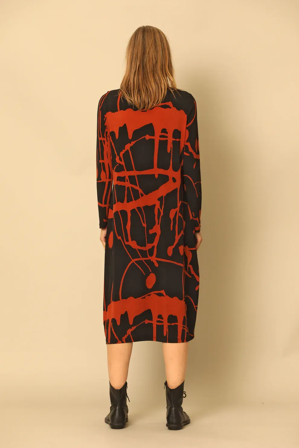 Paprika Long Sleeve McKinley Dress