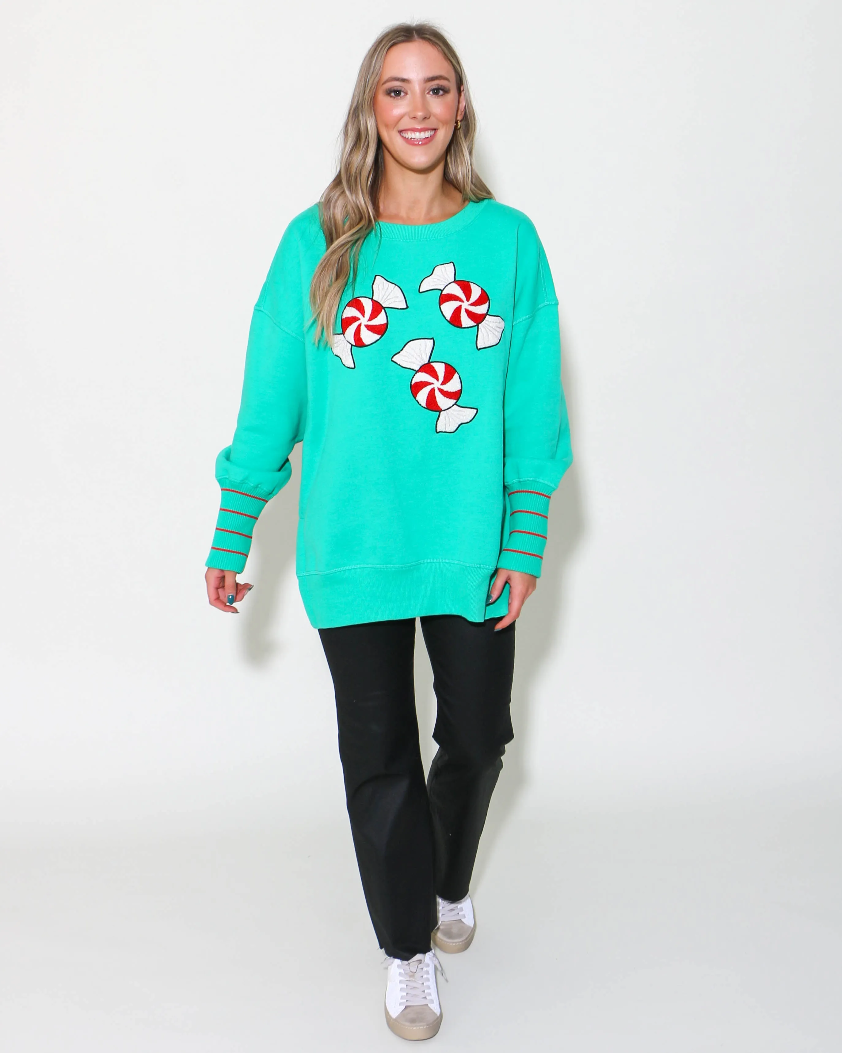 Peppermint Twist Carli Pullover