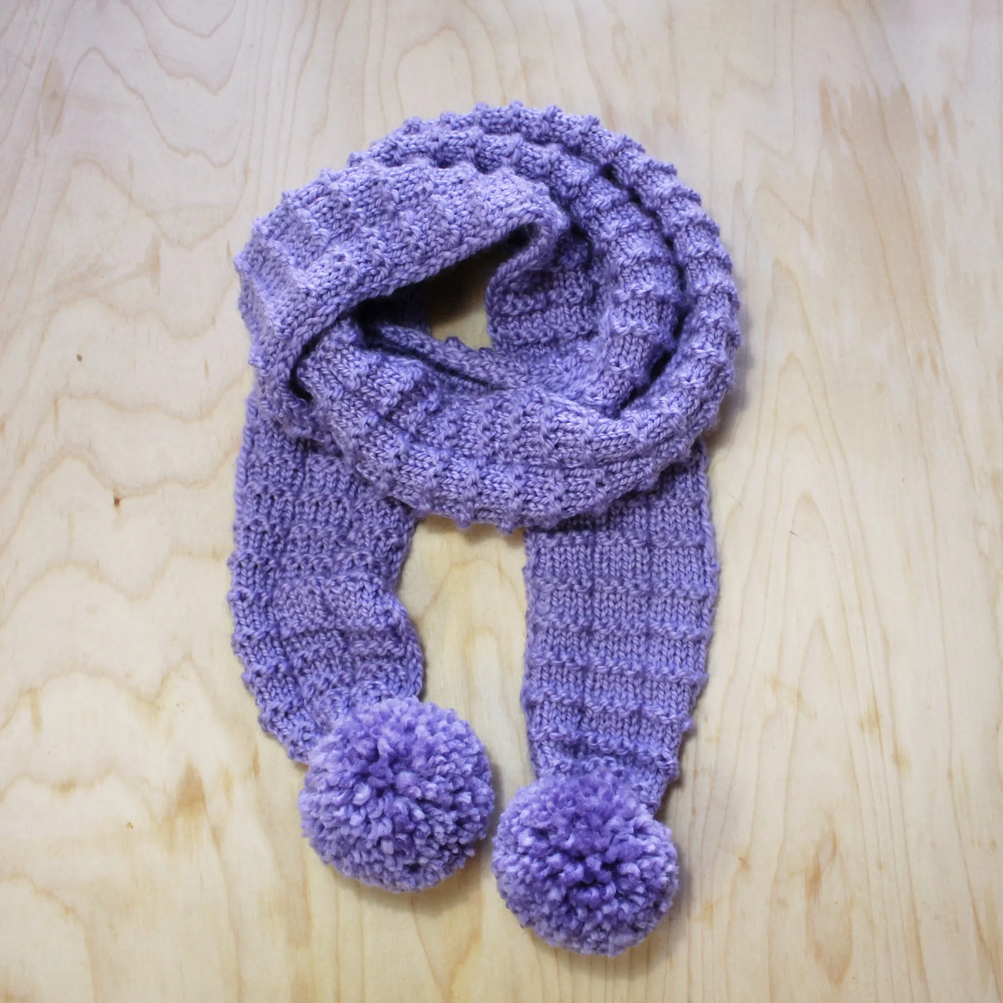 Pom Pom Scarf Pattern