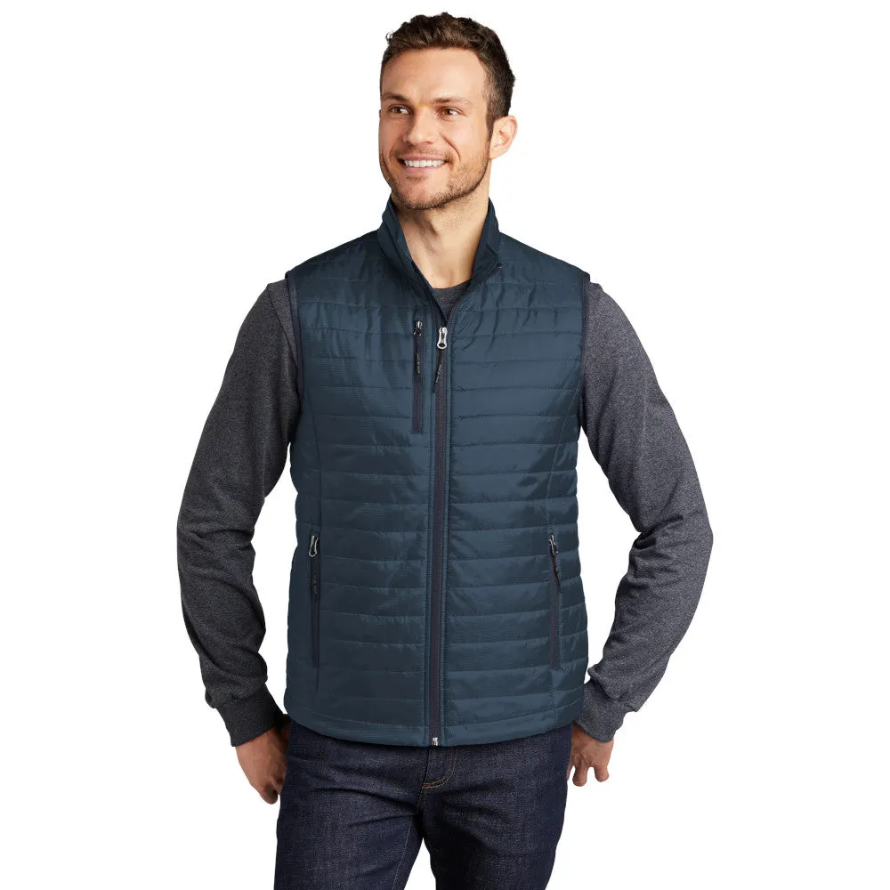 Port Authority® Packable Puffy Vest - Regatta Blue / River Blue Navy