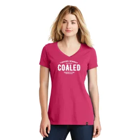 "Original Member" Coaled - Ladies Short Sleeve V-Neck T-Shirt