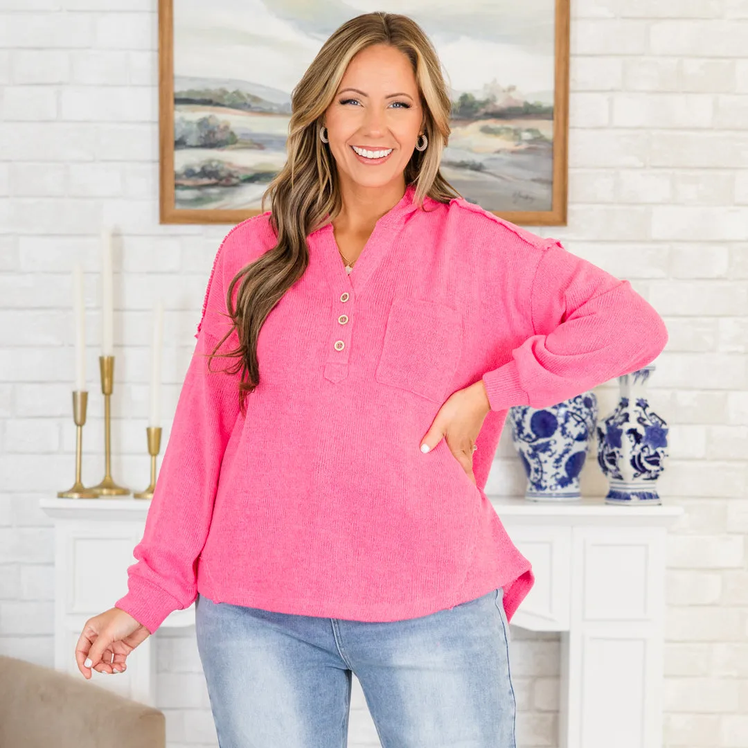 Retreat Pullover, Pink