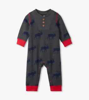 Roaming Elk Baby Romper | Hatley