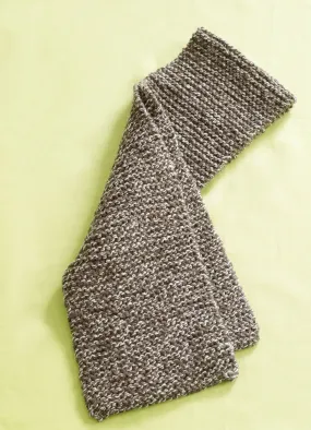 Rustic Tweed Scarf Pattern (Knit)