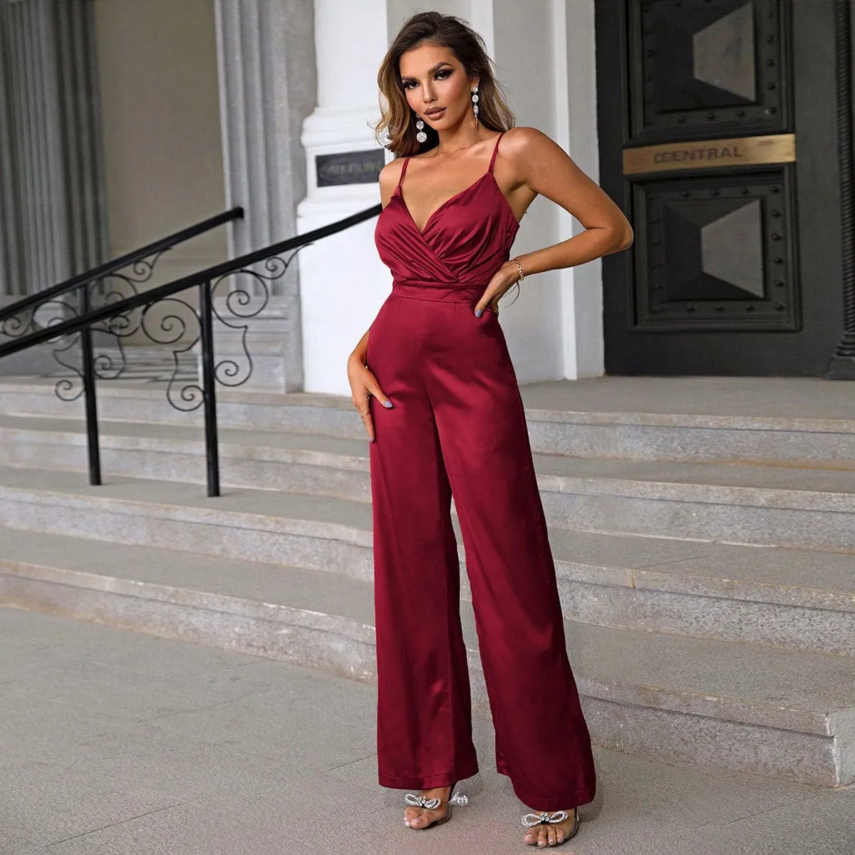 Sexy Wide Leg Jumpsuit