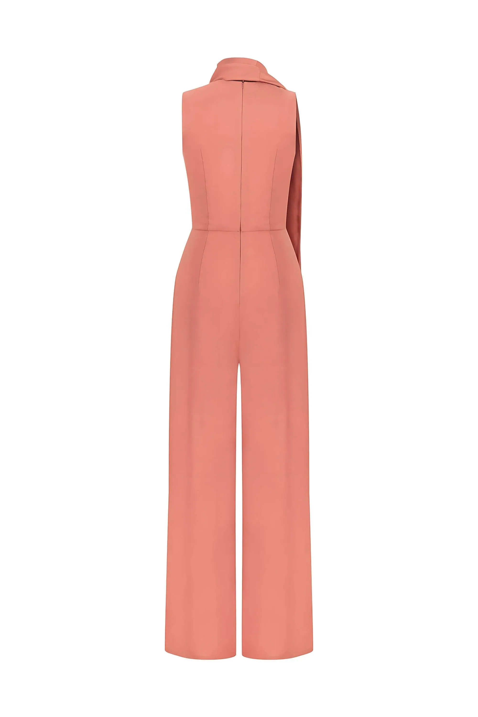 Shawl Collar Detailed Jumpsuit