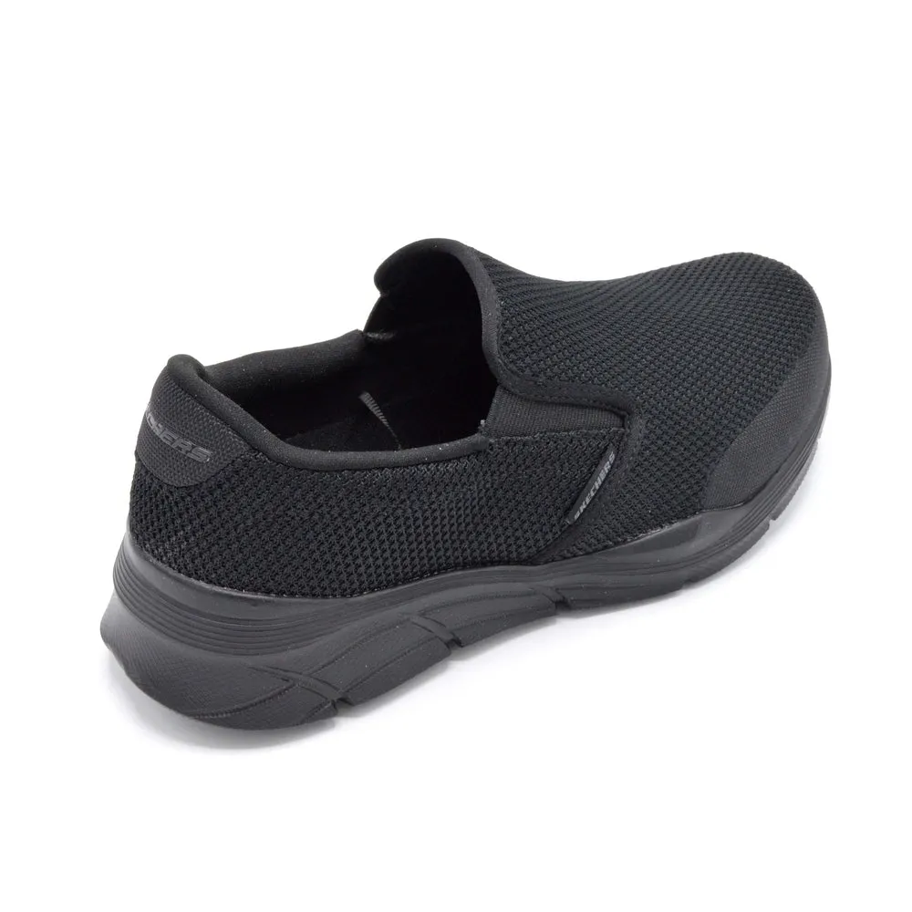 Skechers Krimlin - Mens Wide Fit Slip On - 4E Fitting - Black