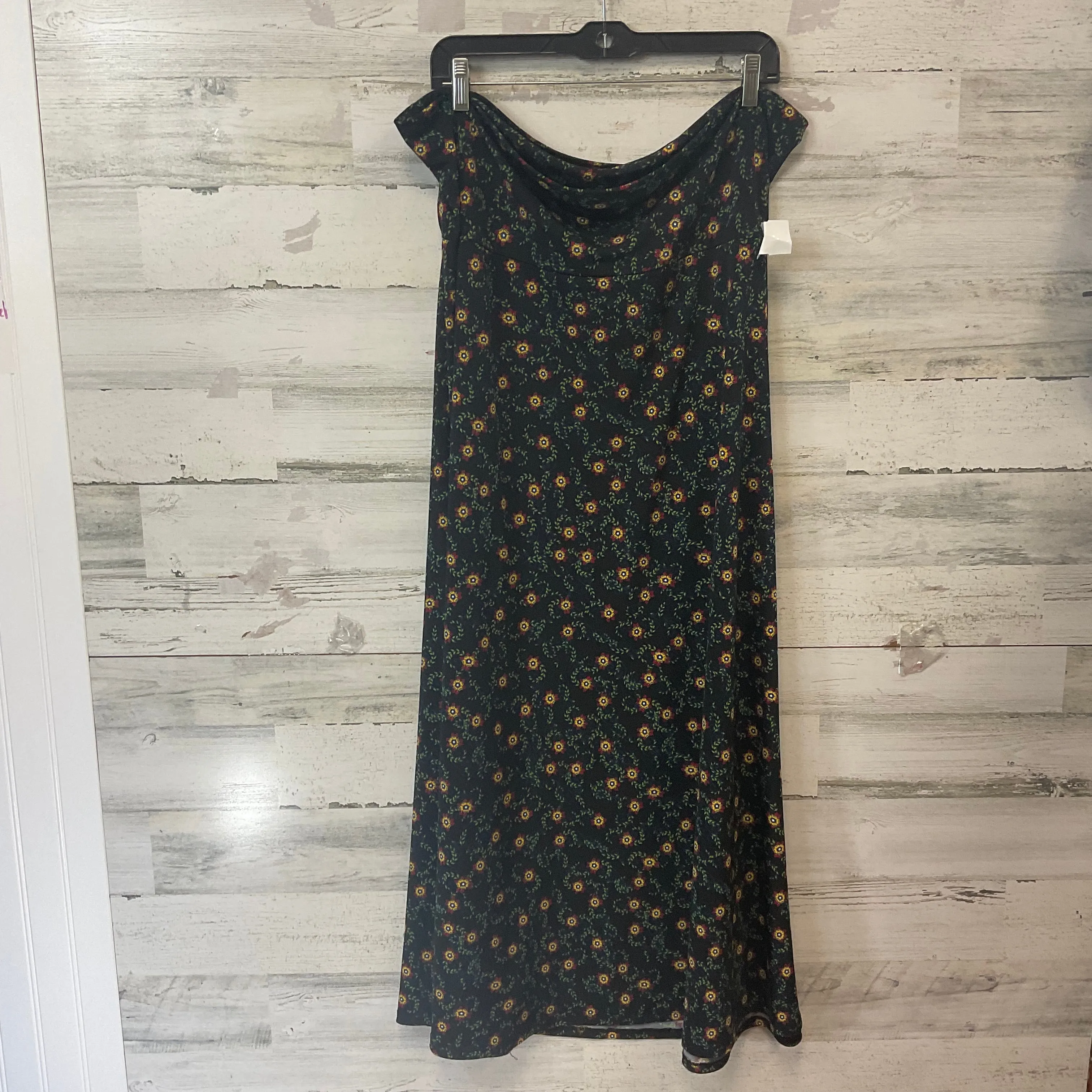 Skirt Maxi By Lularoe In Black, Size: 3x