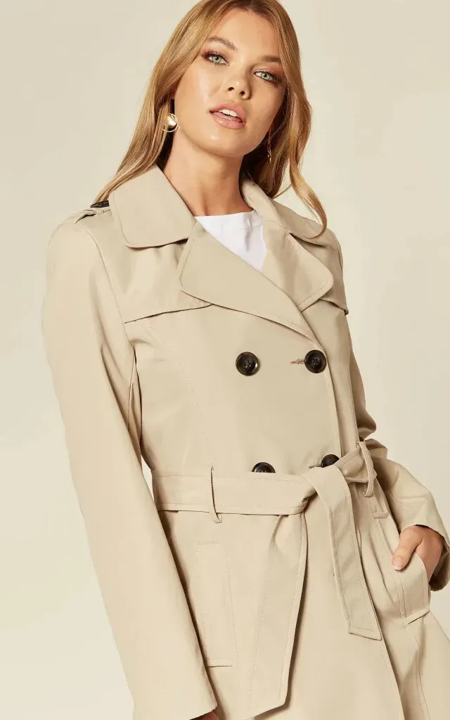 Spring/Summer Military Double Breasted Trench Coat (9049-SP)