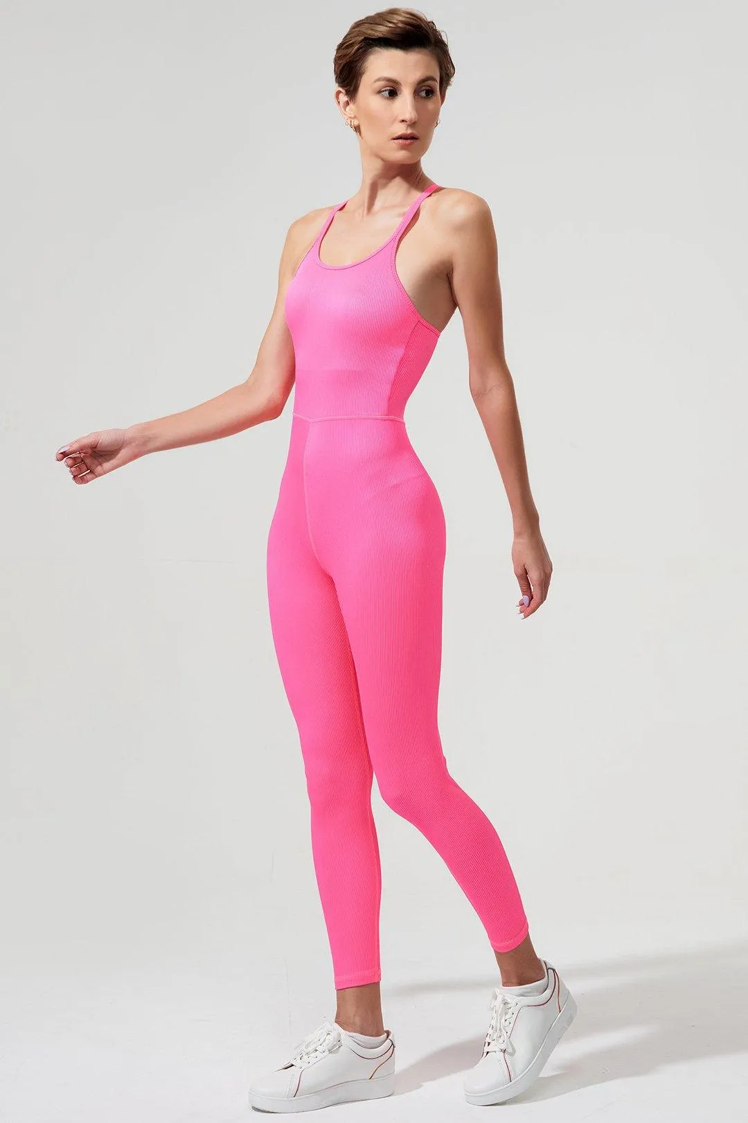 Suave Pulpa Jumpsuit - Hot Pink