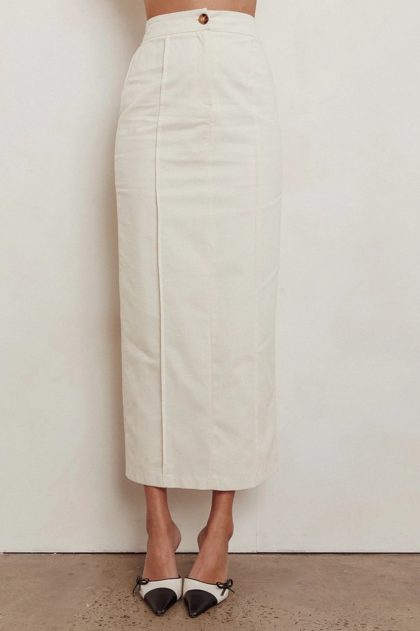 Sweet Treat Column Maxi Skirt Oat