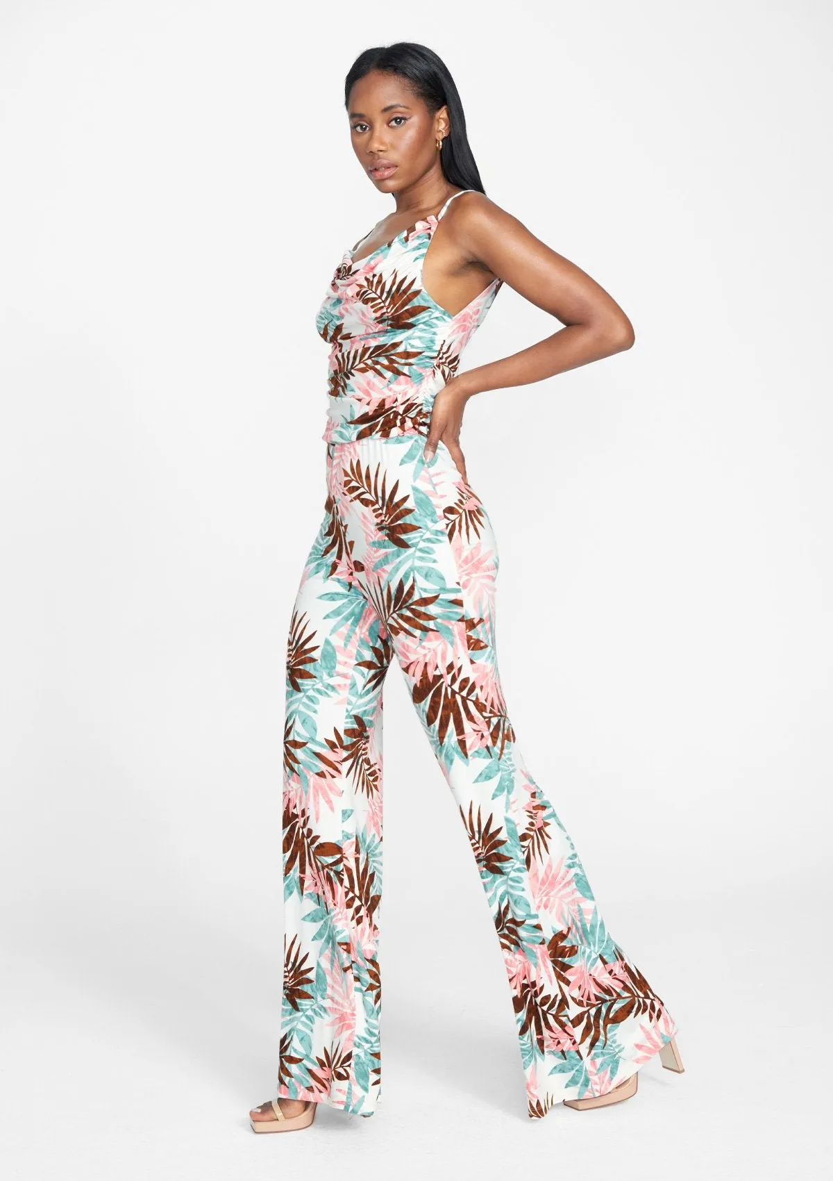 Tall Carla Cowl Neck Jumpsuit